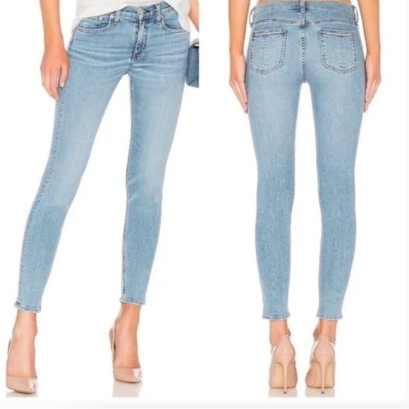 Rag & Bone Ankle Skinny Jeans in Nelly - Picture 2 of 9